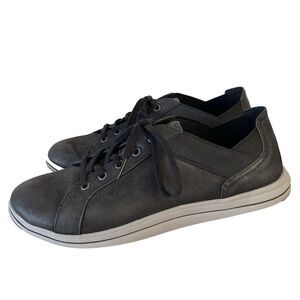 B.O.C. Black Leather Sneakers Women's‎ US 10 M Casual Comfort Shoes